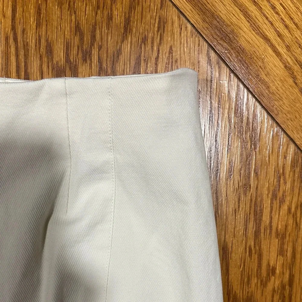 *FREE PEOPLE* Ivory Flare Slit Pants Size Small